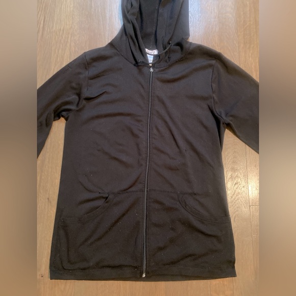 Love J black Zip-Up Hoodie 1x/2x - Picture 2 of 5